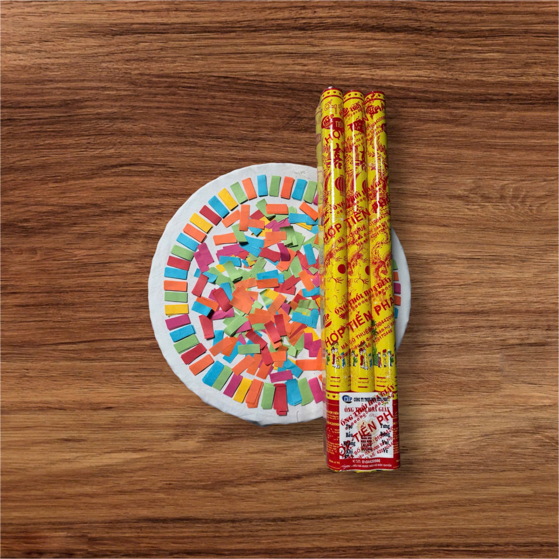 HỢP TIẾN PHÁT RA MẮT PHÁO GIẤY 7 MÀU GIẤY CHỐNG CHÁY